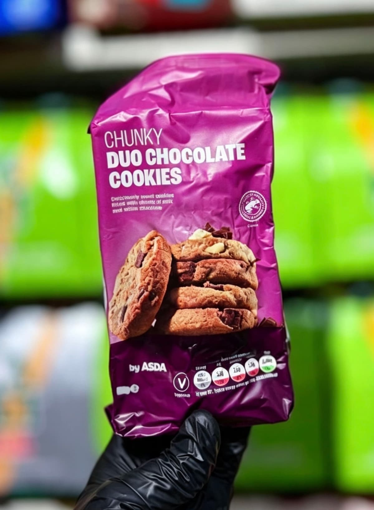  Asda Chunky Duo Chocolate Cookies
